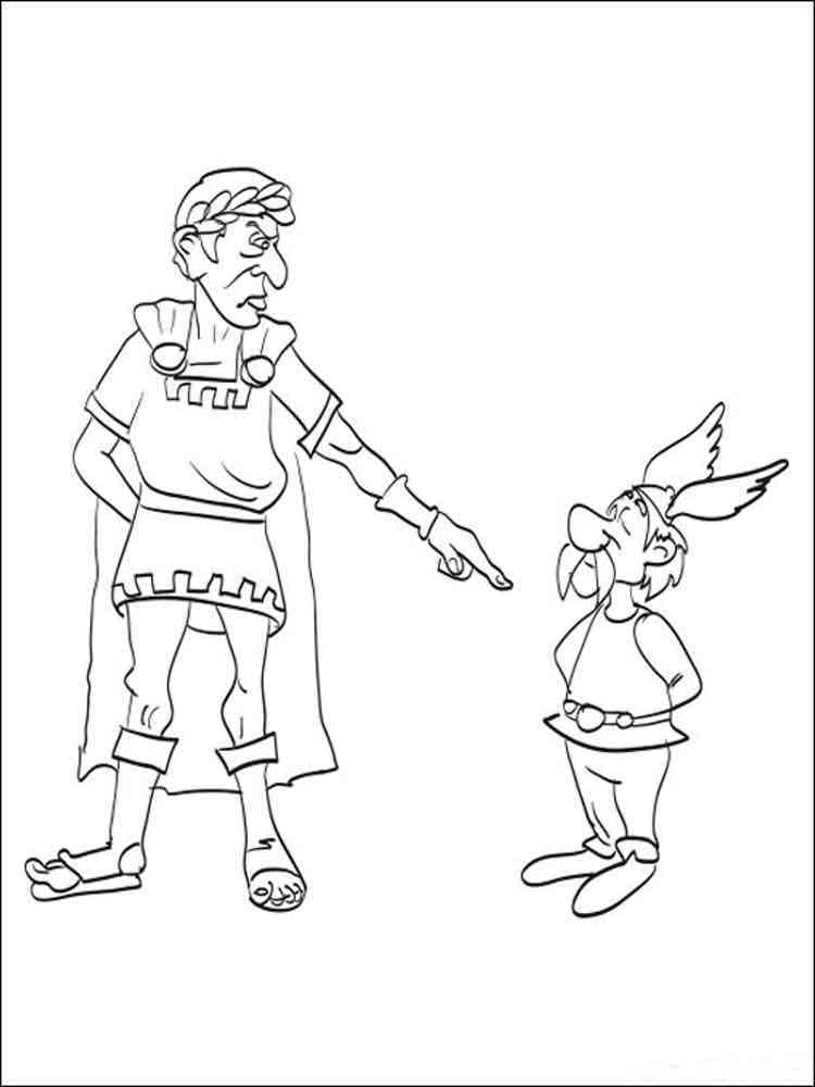 Asterix and Obelix coloring pages