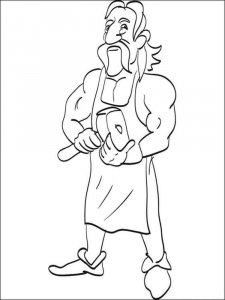 Asterix and Obelix coloring page 22 - Free printable