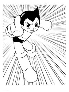 Astro Boy coloring page 1 - Free printable