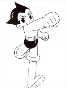 Astro Boy coloring page 10 - Free printable