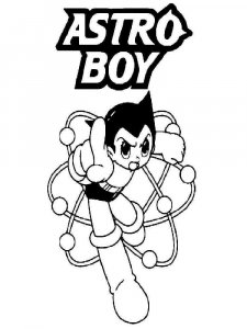 Astro Boy coloring page 16 - Free printable