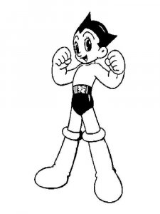 Astro Boy coloring page 4 - Free printable