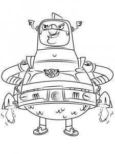 Atomic Puppet coloring page 11 - Free printable