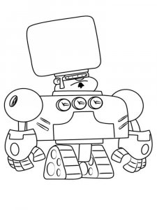 Atomic Puppet coloring page 14 - Free printable