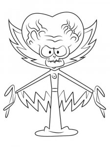 Atomic Puppet coloring page 15 - Free printable