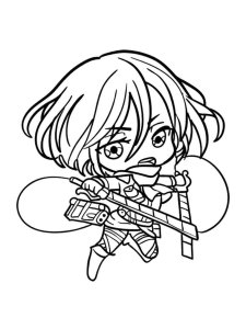 Attack On Titan coloring page 10 - Free printable