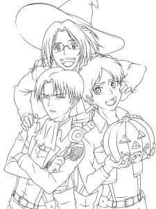 Attack On Titan coloring page 13 - Free printable