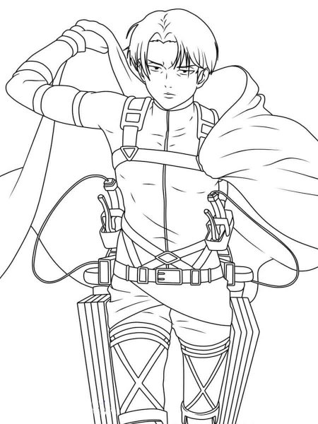 Attack On Titan coloring pages