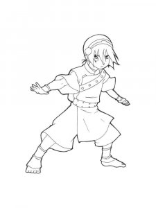 Avatar The Last Airbender coloring page 1 - Free printable