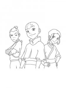 Avatar The Last Airbender coloring page 11 - Free printable