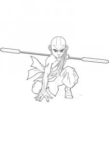 Avatar The Last Airbender coloring page 2 - Free printable