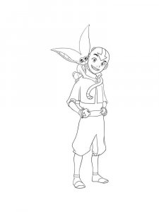 Avatar The Last Airbender coloring page 28 - Free printable