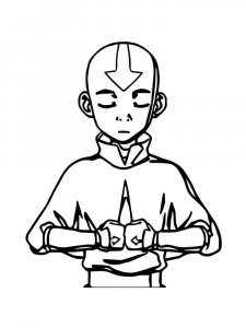 Avatar The Last Airbender coloring page 3 - Free printable