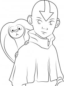 Avatar The Last Airbender coloring page 36 - Free printable