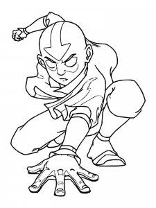 Avatar The Last Airbender coloring page 40 - Free printable