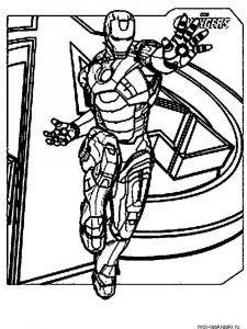 Avengers coloring page 1 - Free printable