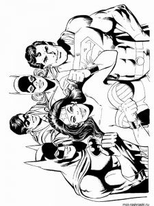 Avengers coloring page 13 - Free printable