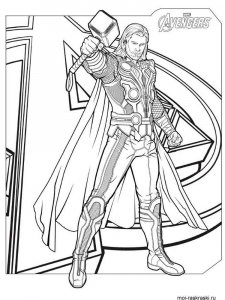 Avengers coloring page 15 - Free printable