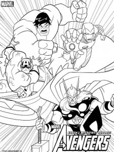 Avengers coloring page 7 - Free printable