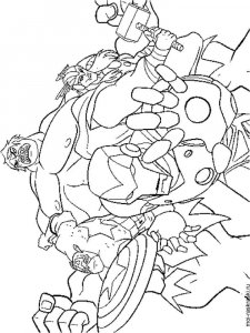 Avengers coloring page 8 - Free printable