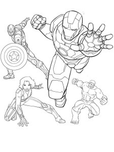 Avengers coloring page 59 - Free printable
