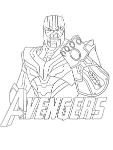 Avengers coloring page 60 - Free printable