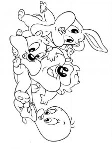 Baby Looney Tunes coloring page 1 - Free printable