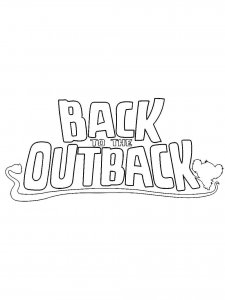 Back to the Outback coloring page 2 - Free printable