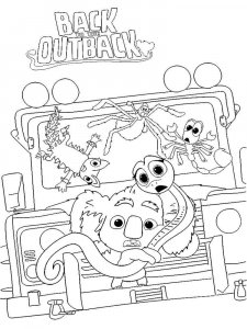 Back to the Outback coloring page 8 - Free printable