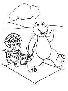 Barney Friends coloring page 14 - Free printable