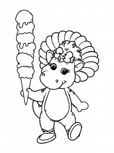Barney Friends coloring page 15 - Free printable