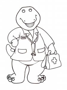 Barney Friends coloring page 21 - Free printable