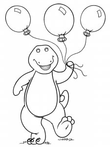 Barney Friends coloring page 23 - Free printable