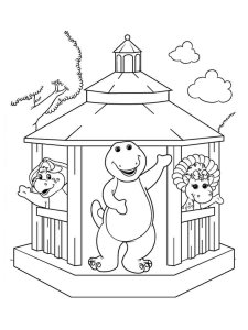 Barney Friends coloring page 27 - Free printable