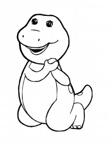 Barney Friends coloring page 3 - Free printable