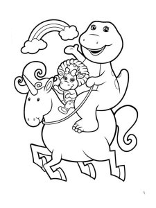 Barney Friends coloring page 30 - Free printable