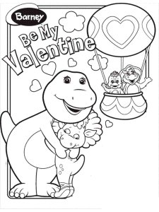 Barney Friends coloring page 31 - Free printable