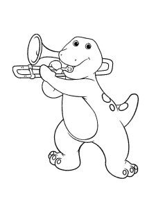 Barney Friends coloring page 32 - Free printable