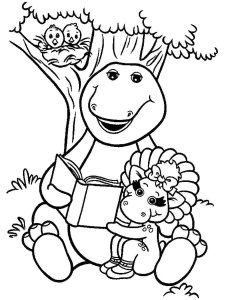 Barney Friends coloring page 33 - Free printable