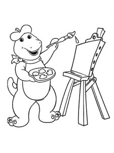 Barney Friends coloring page 34 - Free printable