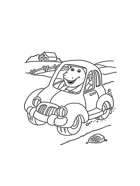 Barney & Friends coloring pages