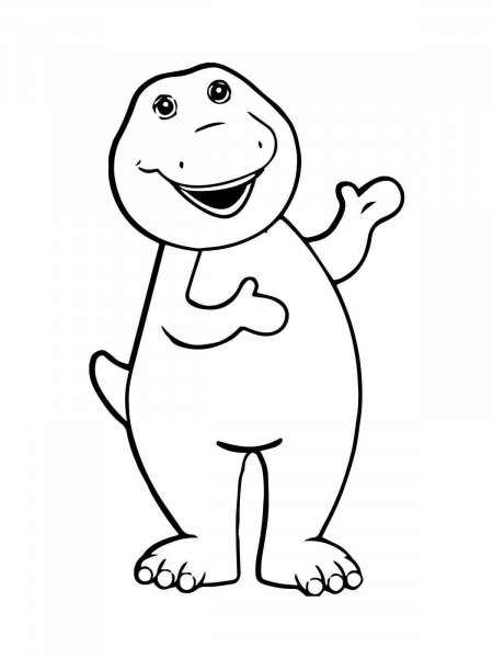 Barney & Friends coloring pages