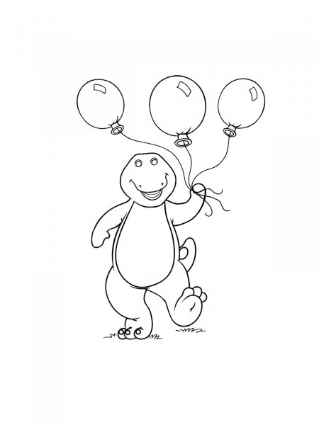 Barney & Friends coloring pages
