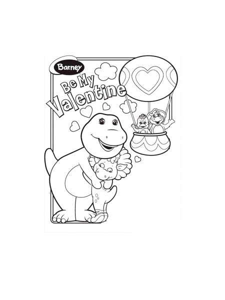Barney & Friends coloring pages