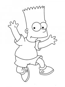 Bart Simpson coloring page 15 - Free printable
