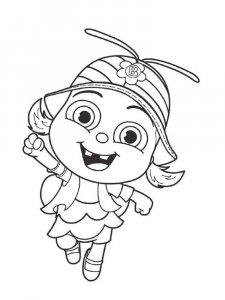 Beat Bugs coloring page 3 - Free printable