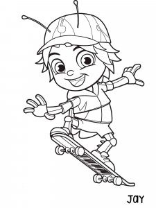 Beat Bugs coloring page 4 - Free printable