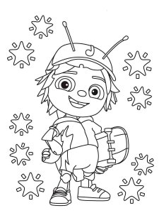 Beat Bugs coloring page 7 - Free printable