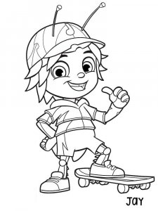 Beat Bugs coloring page 9 - Free printable