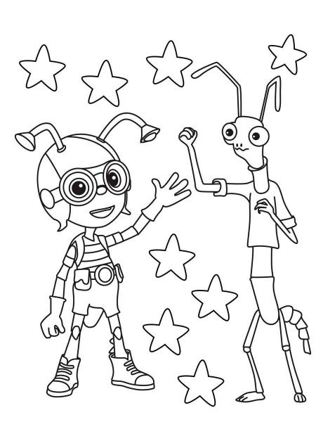 Beat Bugs coloring pages